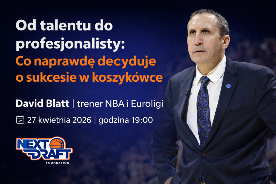 Plakat webinaru z Davidem Blattem